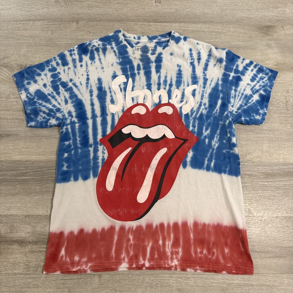 Rolling Stones Shirt Men’s Large No Filter Tour 2019 Tie Dye Concert